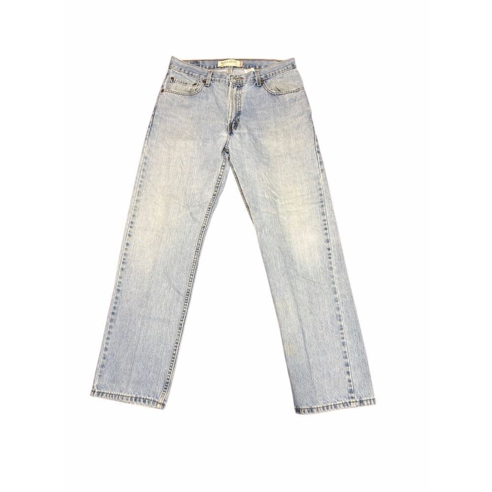 Vintage Y2K Regular Fit Levis 505 Blue Denim Jeans Mens 35x32 100% Cotton Pants